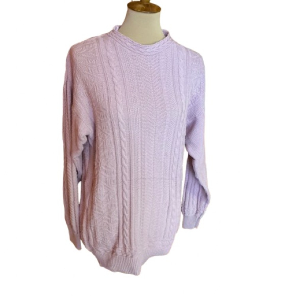 Vintage 80s Le Moda Oversized pastel sweater